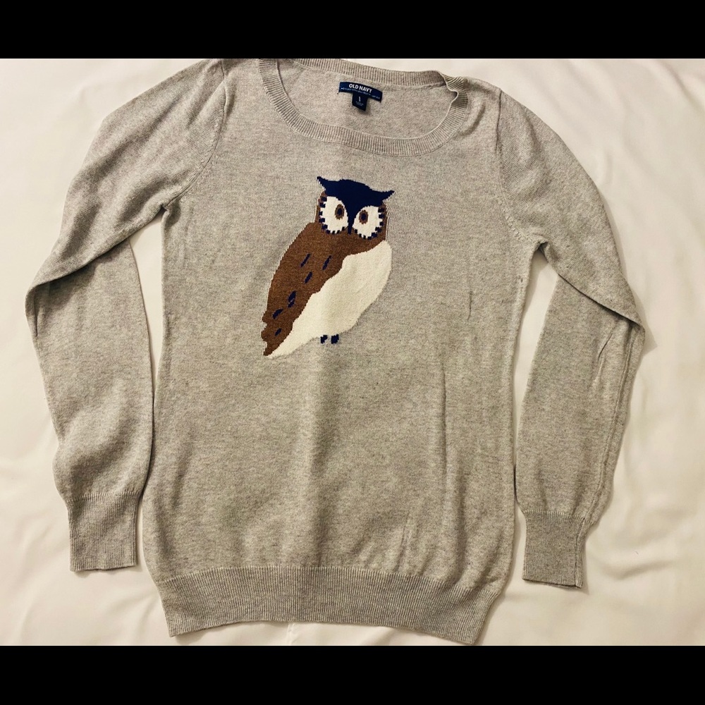 Women’s Gray Crew Neck Sweater